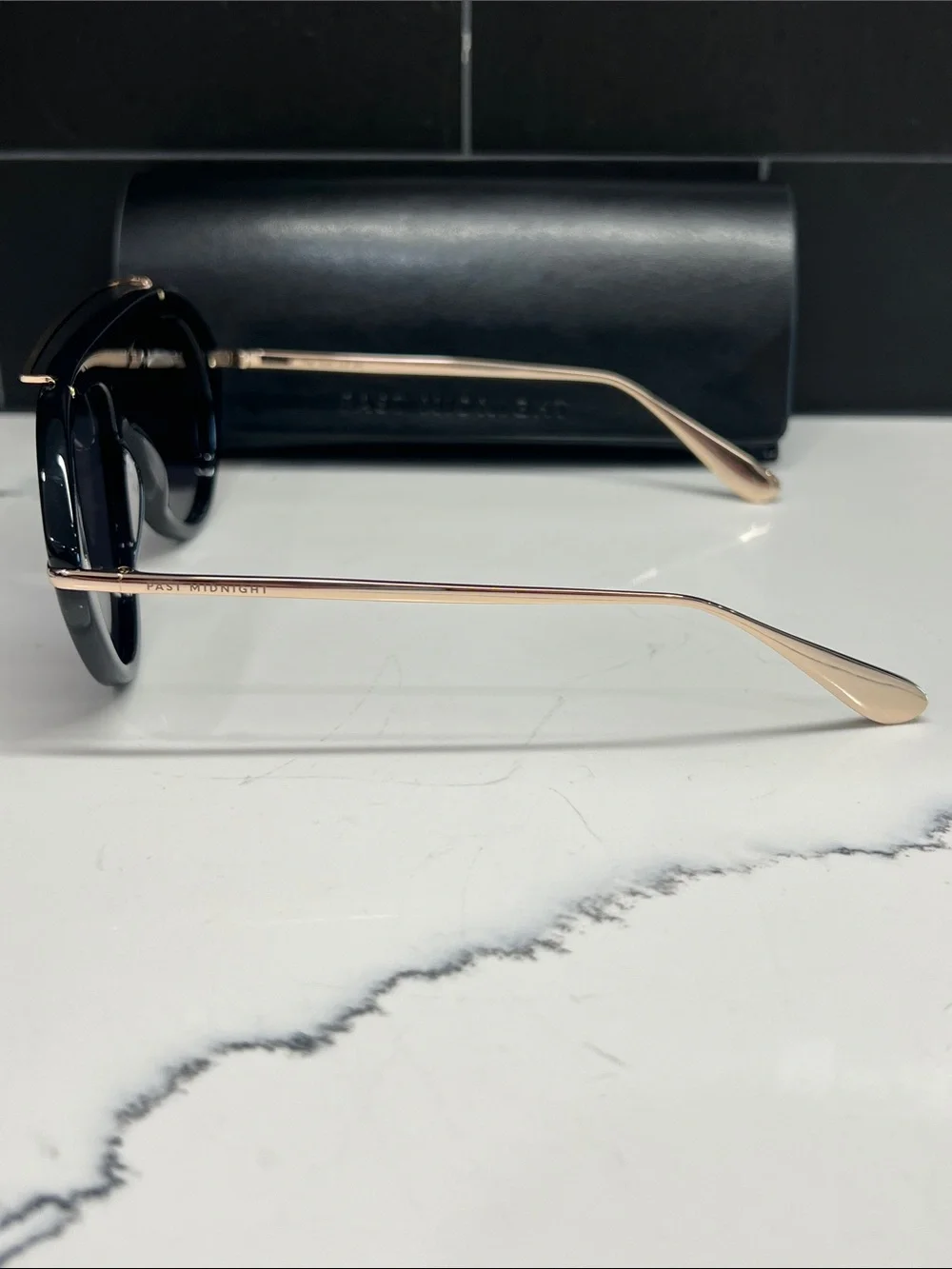 PAST MIDNIGHT The Icon 2.0 Sunglasses in Black